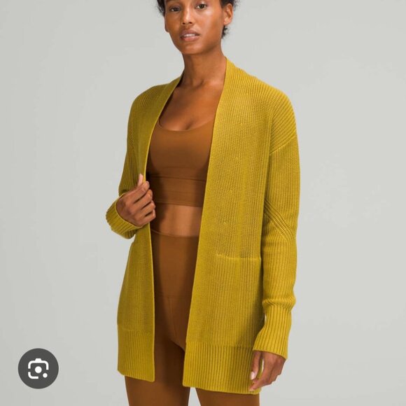 EUC Lululemon Cashlu Cardigan Wrap, Sz - L/XL - Picture 1 of 9